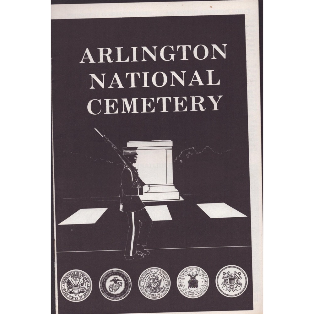 Vtg Arlington National Cemetery VA Guide Booklet Tomb of the Unknown Soldier - Picture 1 of 3